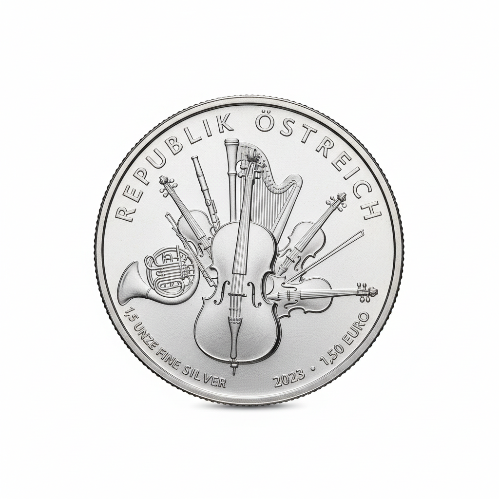 2023 Austrian Silver Philharmoniker 1 oz Uncirculated